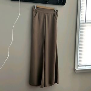 Wide Leg Cream Pants